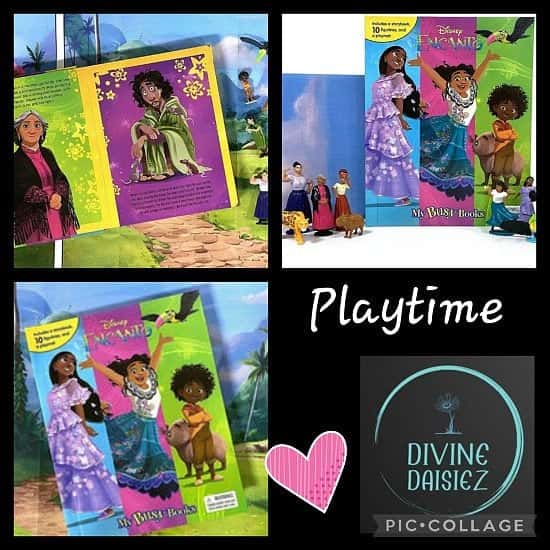 DISNEY ENCANTO BUSY BOOK - 10 FIGURES AND A PLAYMAT - BRAND NEW