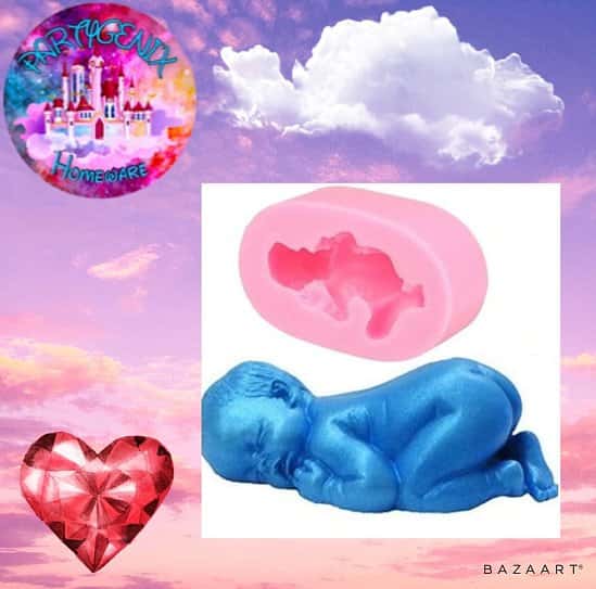 Sleeping Baby 3D Silicone Mould