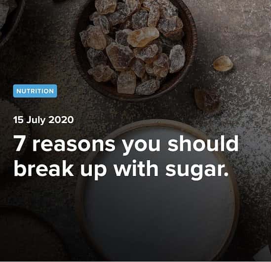 7 reasons you should break up with sugar.