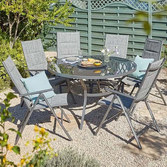 SAVE Misali 6 Seater Garden Dining Set Homebase Deal