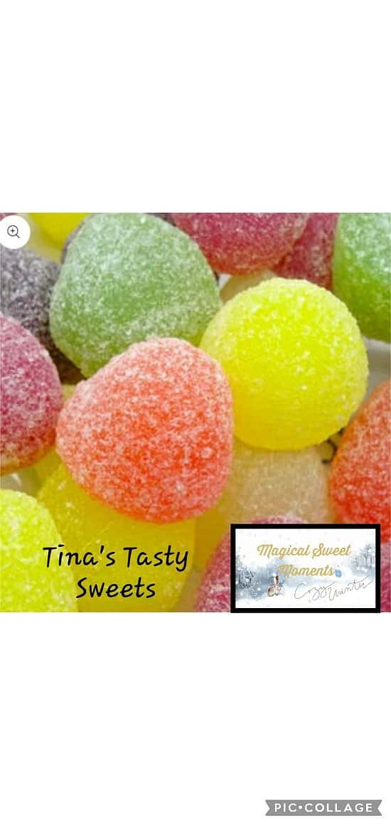 Yummy sweets are in stock