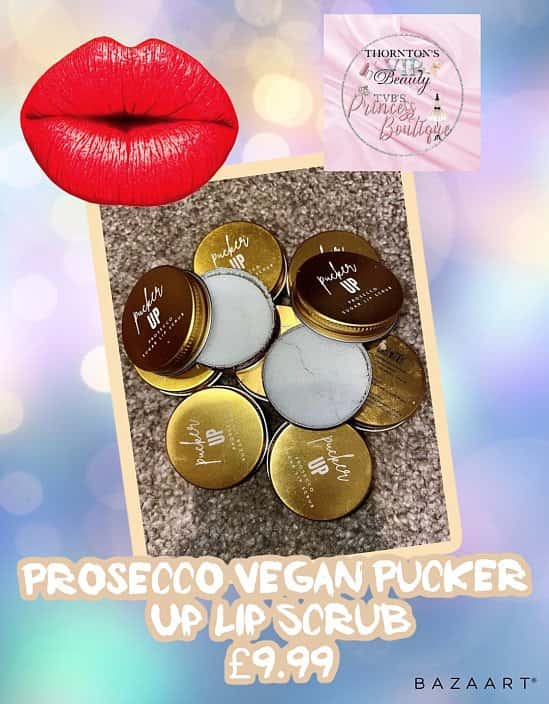 Prosecco Vegan Pucker Up Lip Scrub