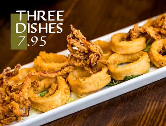 Get three tapas/meze dishes for just £7.95