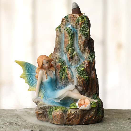 £29.99 - Free UK Delivery -  Fairy Waterfall Backflow Incense Burner