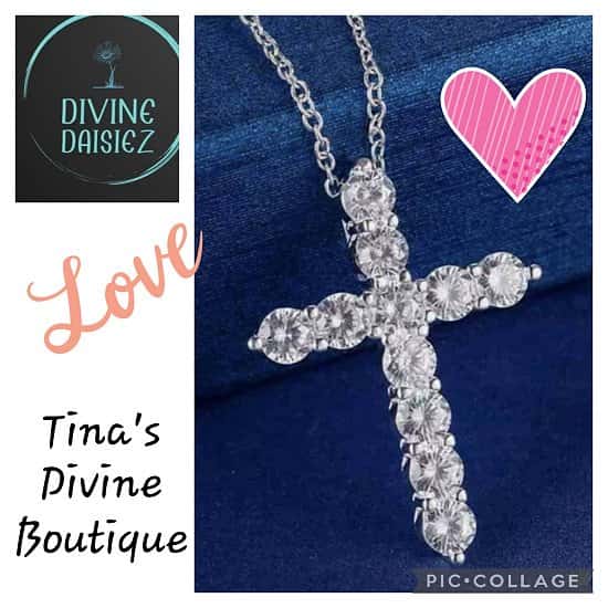 Sterling silver cross pendant is in stock & available