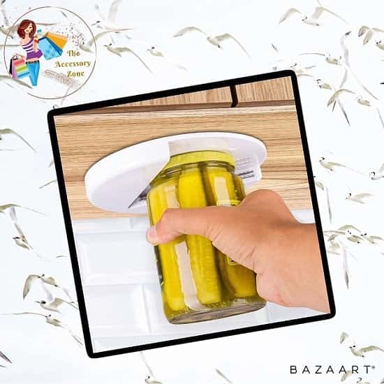Arthritis Glass Jar Opener for Under the Kitchen Cabinet Counter Lid Remover Aid £8.99