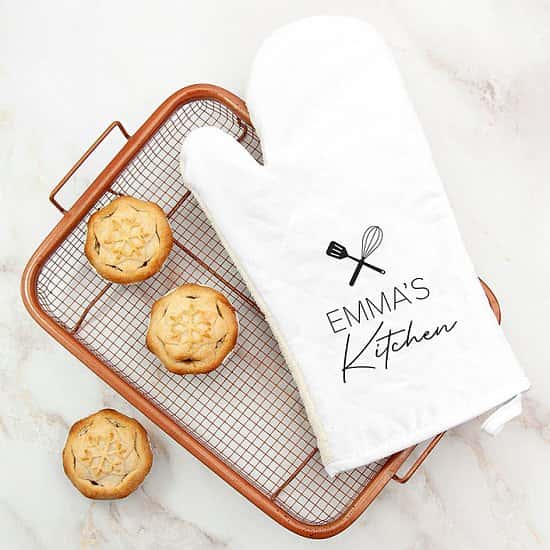 £21.99  Free UK Delivery -  Personalised Kitchen Oven Mitt