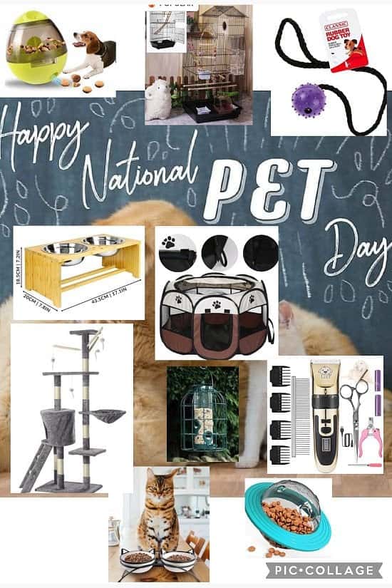 It's National Pets day today. So here a small selection of our pet products.