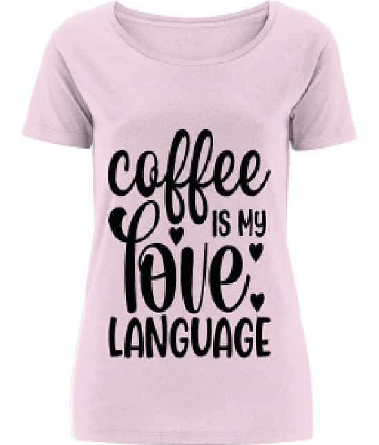Ladies T-Shirt & Hoodie Love Coffee Combi