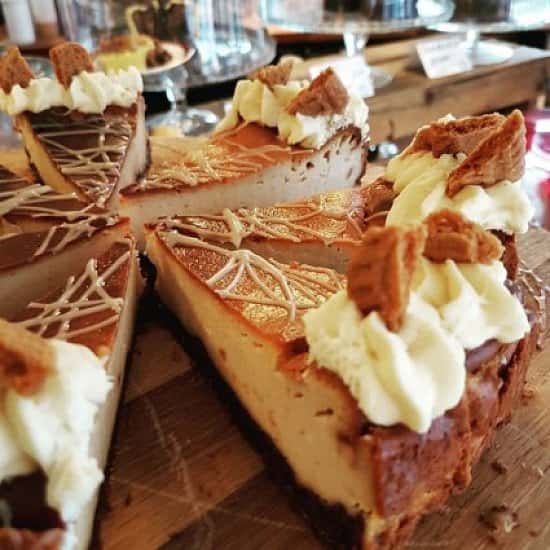 Oh my word!!! Biscoff cheesecake with a salted caramel brownie base..... Come and grab a slice.