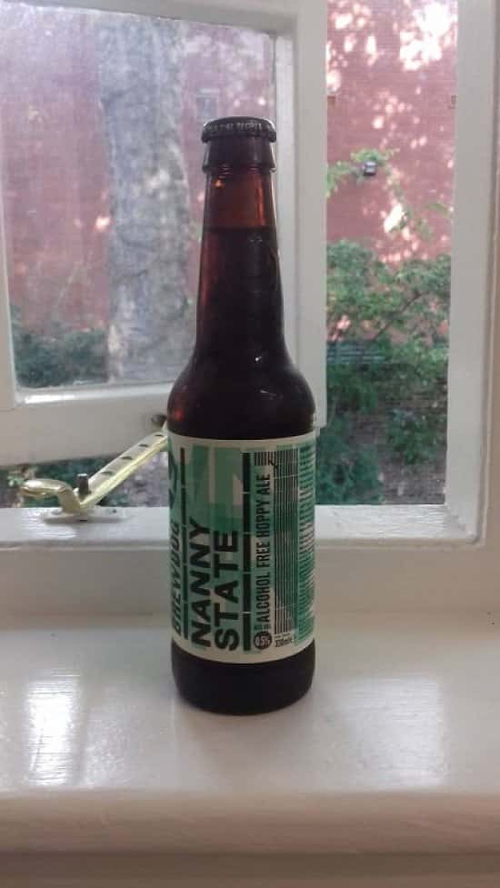 If you're the designated driver on a night out this is the beer for you - Brewdog Nanny State (0.5%)