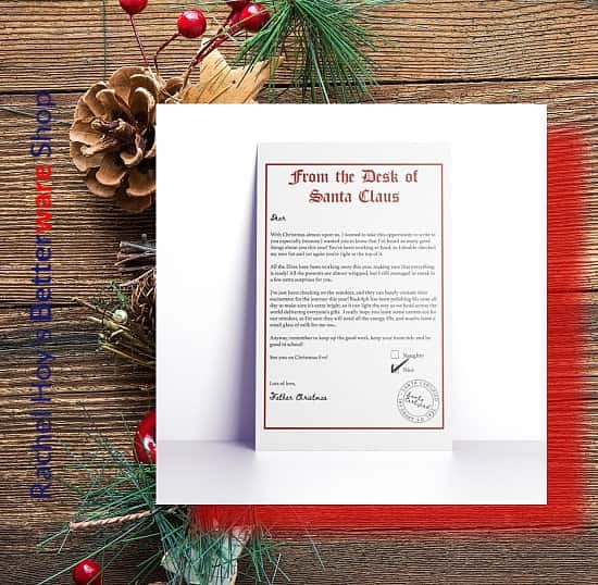 Letter from Father Christmas £2.00 inc. VAT