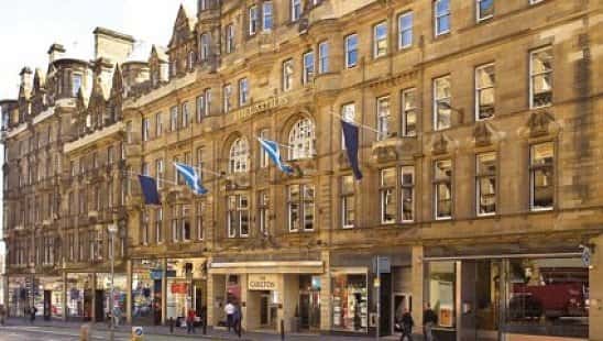 Stay 2 Nights at the Hilton Edinburgh Carlton including Full Breakfast and a 3 course meal