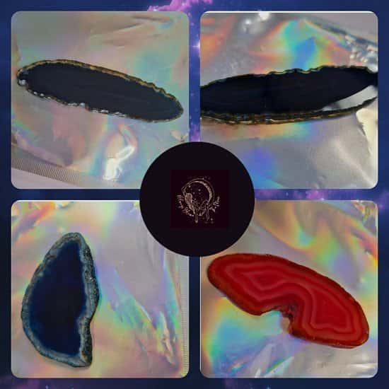 Agate Slices (Various Colours) Store/Slices £12.00