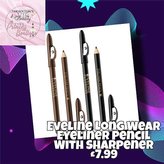 Eveline Long Wear Eyeliner Pencil With Sharpener £7.99