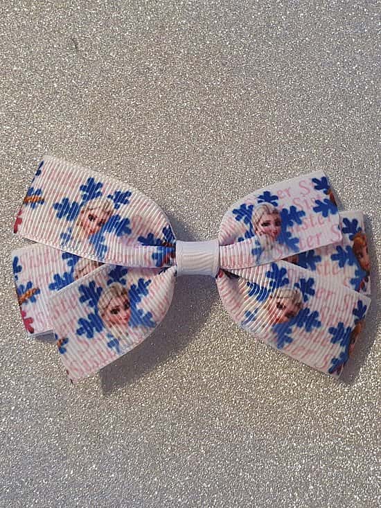 Baby Girls Childs Frozen Anna And elsa Sisters Hairbow or Headband