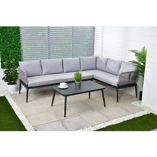 B&m rattan store corner sofa