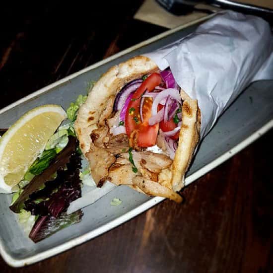 Introducing one of the delicious new additions to our lunch menu... the traditional Greek Gyros!