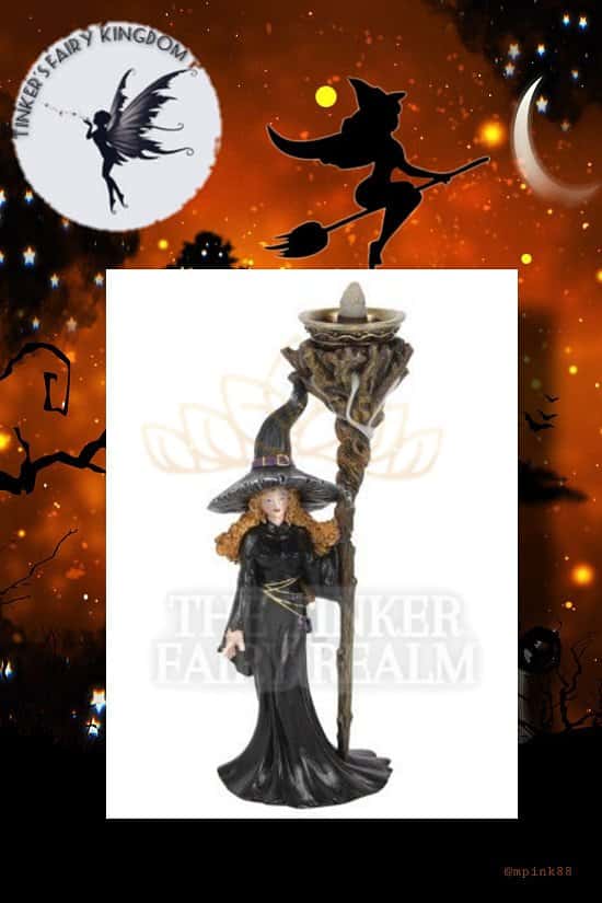 Witch With Staff Backflow Incense Burner £22.50