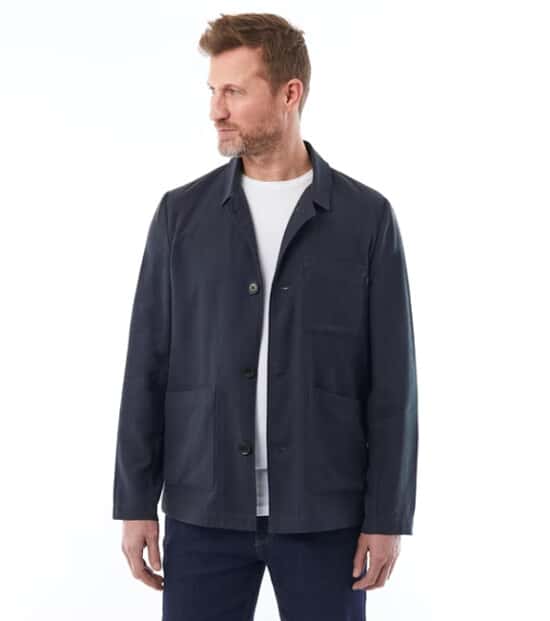 Linen travel top jacket