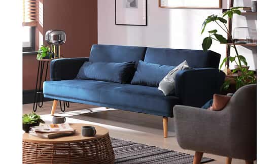 SAVE - Habitat Andy 3 Seater Velvet Sofa Bed