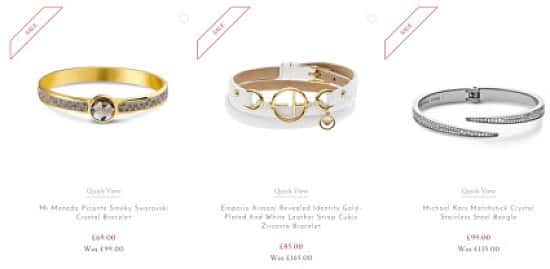 Up to 40% Off Selected Bracelets and Bangles