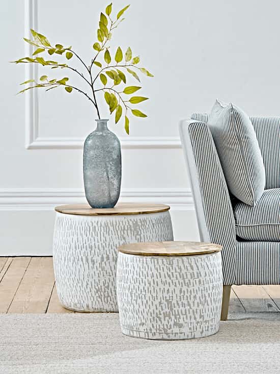 Cox and top cox side tables