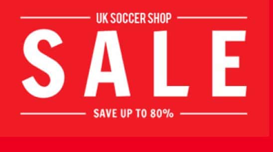 UK Soccer Shop Sale! Save up to 80% on Football Shirts & Accessories!