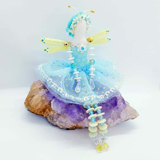 NEW CREATION - DRAGONFLY DIETTE BUTTON DOLL