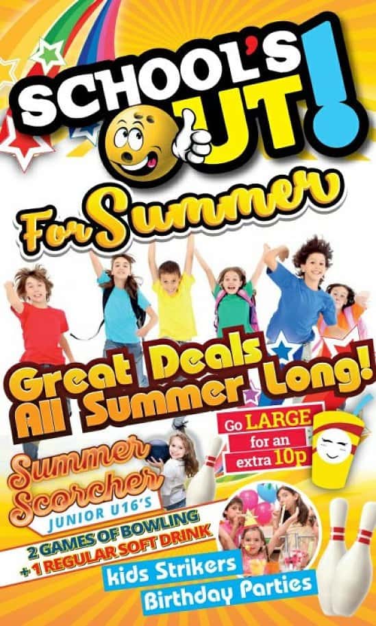 Schools Out for Summer - Book with us and get Great Deals all Summer Long.