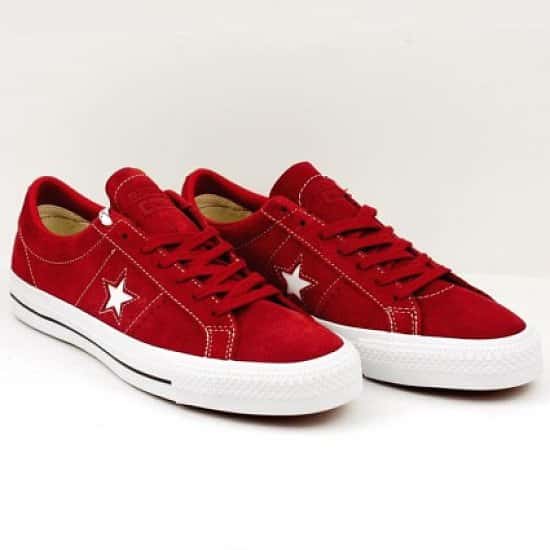 Save £25 on CONVERSE One Star Terra Red. Was £65 now £40