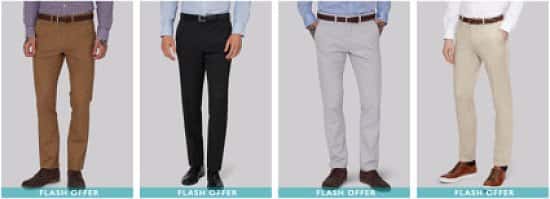 FLASH OFFER - £17.50 Trousers - Available on Selected Lines