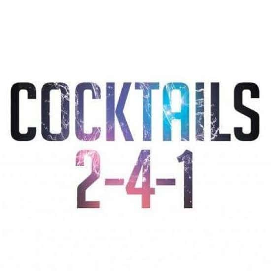 All Day Everyday. 2-4-1 Cocktails - Brand new menu out now