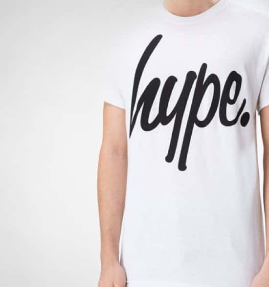 40% off Hype Mens Script T-Shirt, now available for just £12.99