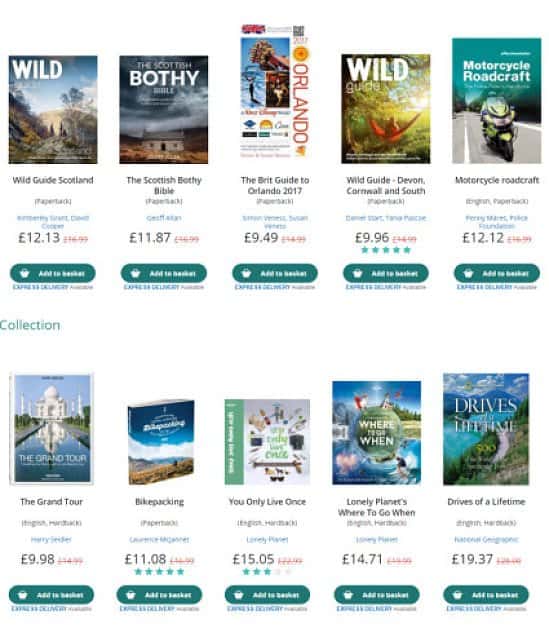 Save up to 34% on Wordery's inspiring travel collection this summer + free worldwide delivery