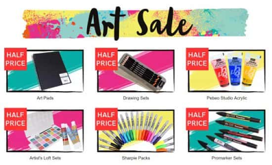 Take a look at our great Art Sale - Many Items HALF PRICE