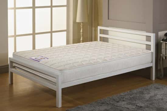 SAVE £20 White Metro Bedframe, now available for just £79.99