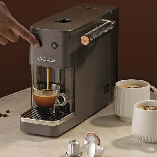 WIN this Hotel Chocolat Luxury Podster Coffee Machine worth £150