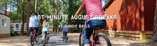Save up to 20% on last minute breaks at Sandy Balls, New Forest