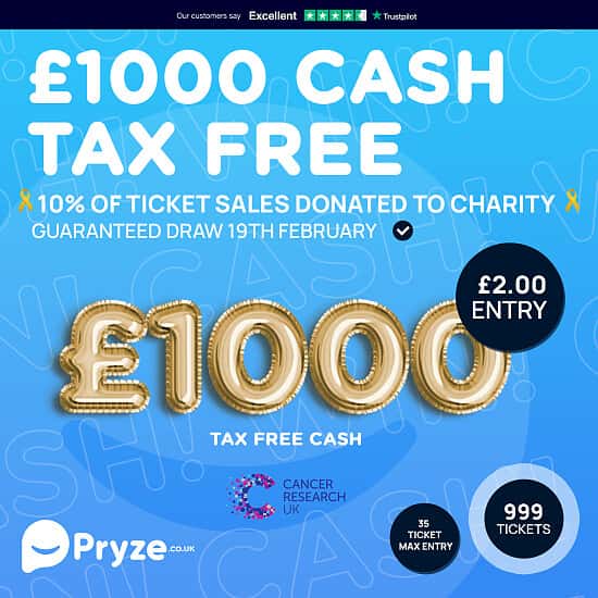 Win a £1,000 Tax Free Cash Prize