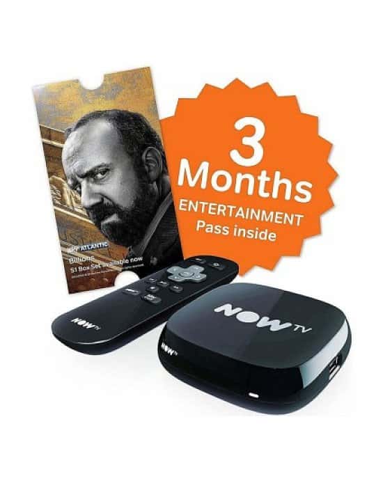NOW TV Box HALF PRICE - with 3 Months Entertainment Pass