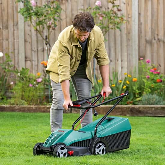 Bosch power store drive lawnmower