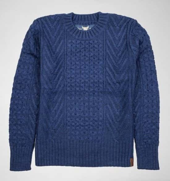Get 60% off Superdry Fera Cable Crew Jumper, now just £19.99