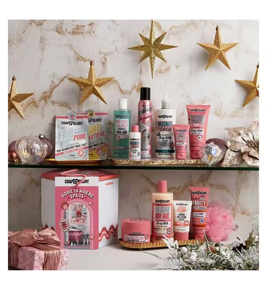 SAVE Soap Glory Home Is Where The Spa Is 13 Piece Gift Set