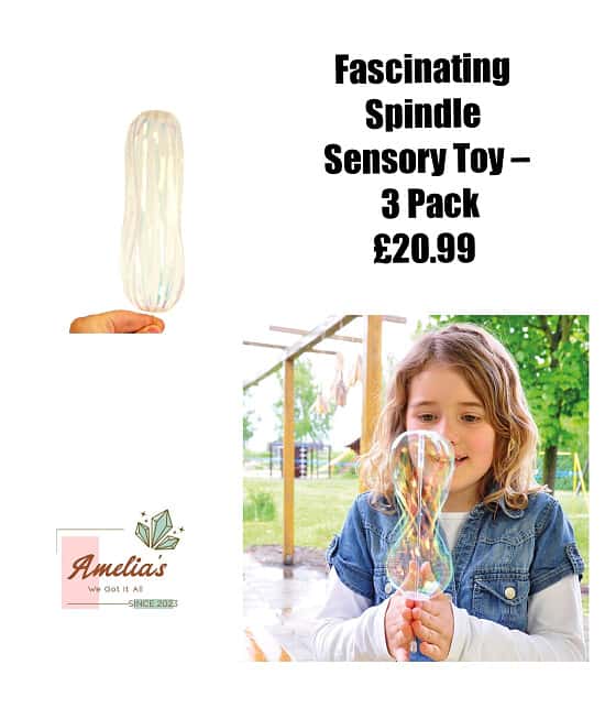 Fascinating Spindle Sensory Toy – 3 Pack 💕💕 £20.99 💕💕