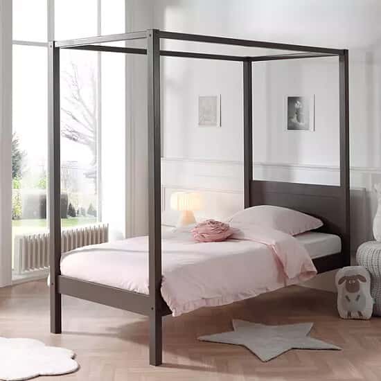SAVE - Vipack Pino Four Poster Single Bed