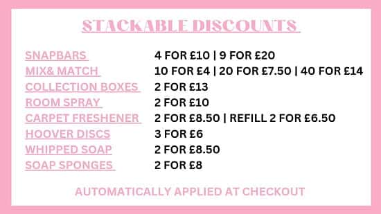 Stackable discounts