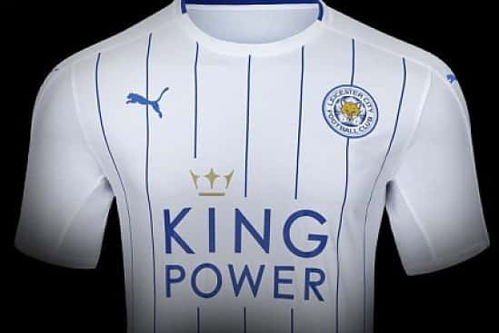 LEICESTER CITY AWAY JUNIOR SHIRTS ONLY £15.00