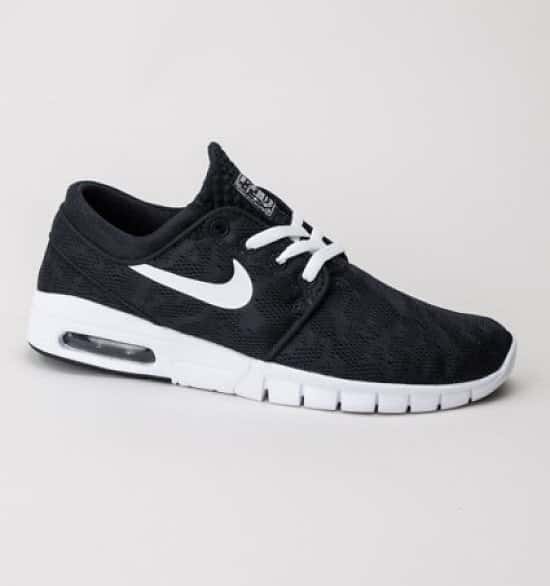 Nike Stefan Janoski Max Trainers Black-White available for just £94.99