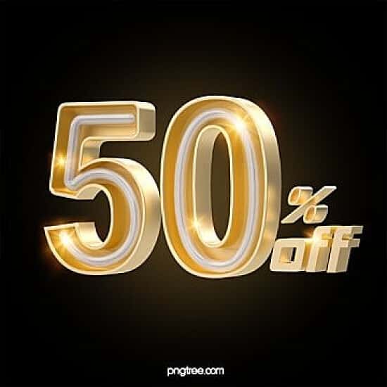 We're excited to announce that our store is now offering a BIG promotion : 50% OFF